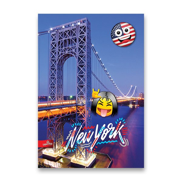 Sešit 444 A4, linkovaný New York