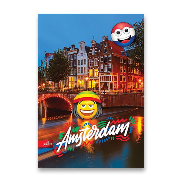 Sešit 544 A4, linkovaný Emoji Amsterdam