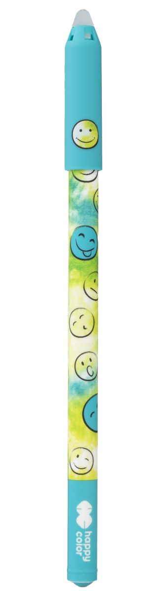 Gumovací propiska HC Smile 0,5 mm tyrkysová