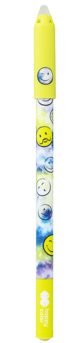 Gumovací propiska HC Smile 0,5 mm žlutá