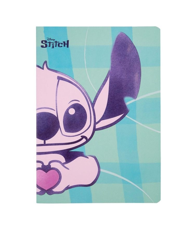 Sešit 564 A5 linkovaný Stitch zelený