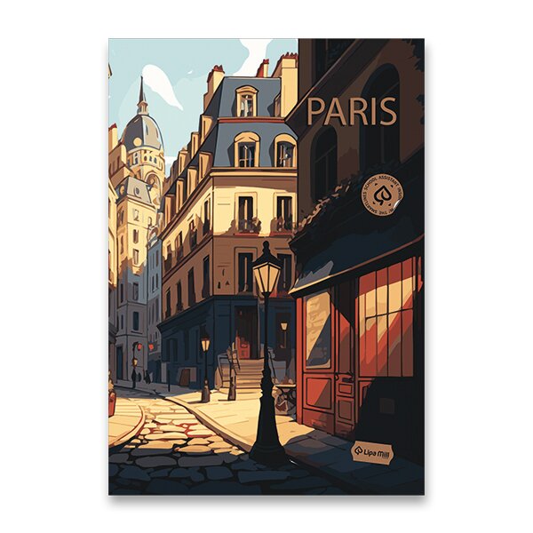 Sešit 444 Premium Cities A4, linkovaný Paris