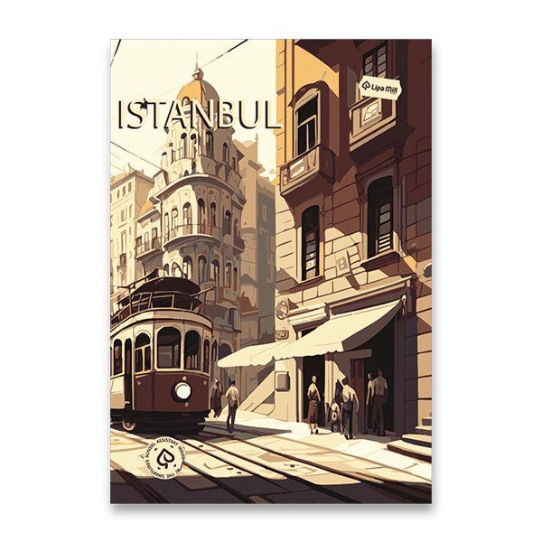 Sešit 444 Premium Cities A4, linkovaný Istanbul 