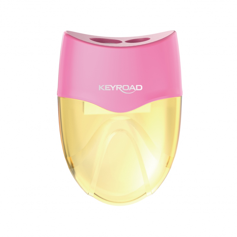 Ořezávátko Keyroad Mellow Duo Pastel růžové