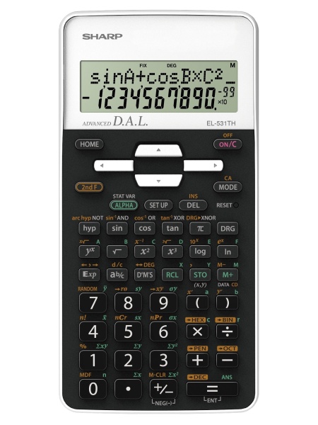 Kalkulátor SHARP EL-531THB-WH 273 funkcí