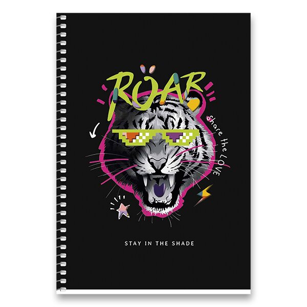 Kroužkový blok Shkolyaryk Cool A5, čistý ROAR