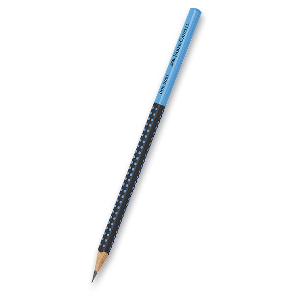 Grafitová tužka Faber-Castell Grip 2001 two tone, tvrdost HB modrá