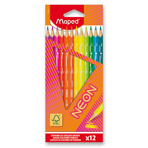 Pastelky Maped NEON 12 ks