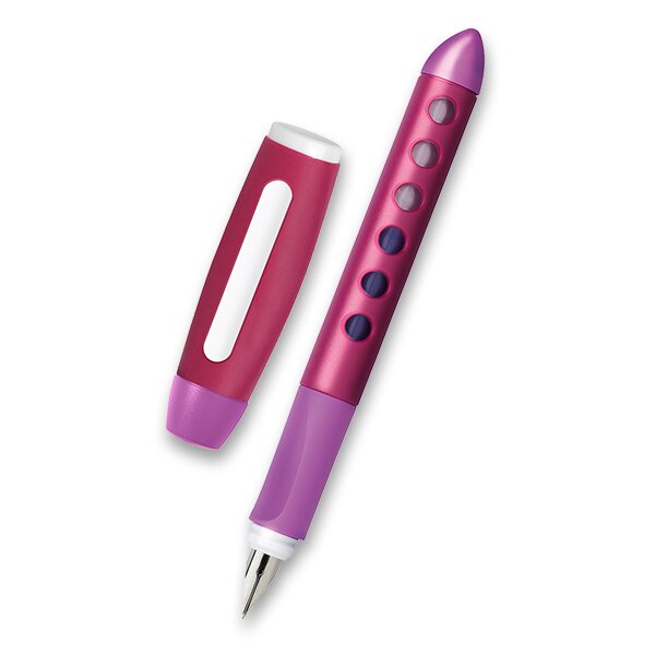 Bombičkové pero Faber-Castell Scribolino pro praváky růžové