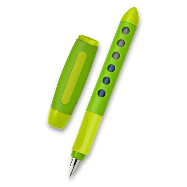 Bombičkové pero Faber-Castell Scribolino pro leváky zelené