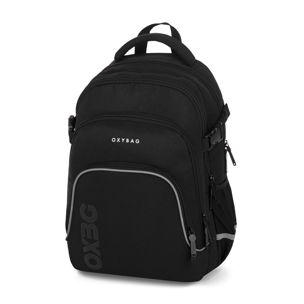 Studentský batoh OXY SCOOLER - Black - 8-02225