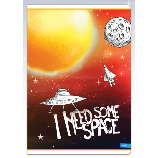 Sešit 444 A4 linkovaný SPACE