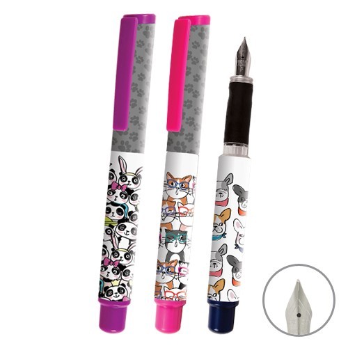 Bombičkové pero Go Pen Cartoon Animals modré