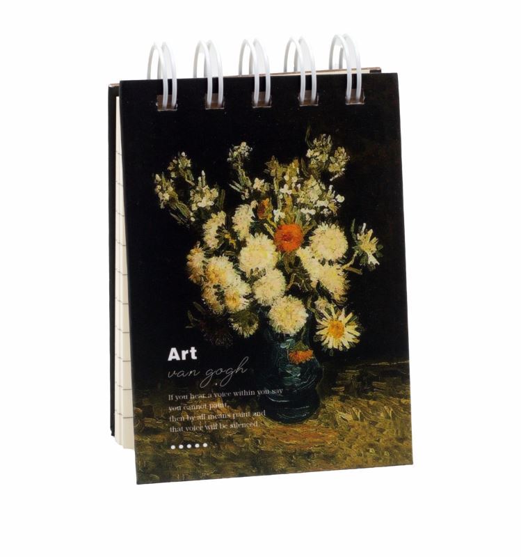 Kapesní linkovaný blok A7 ART White