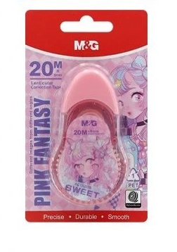 Korekční strojek 20 m x 5 mm Pink Fantasy růžový