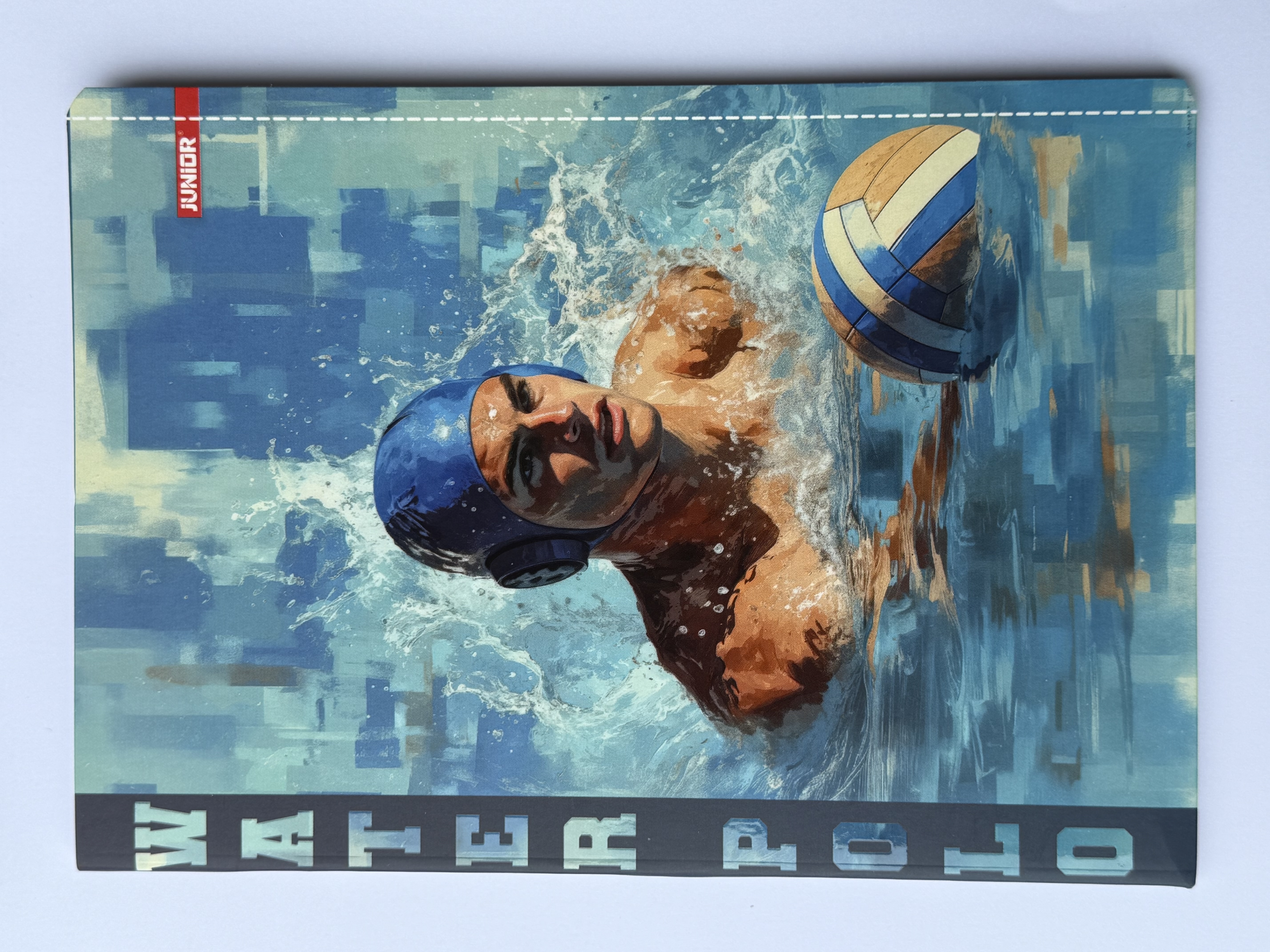Sešit 544, A5, 40 listů, linkovaný Sport Water Polo