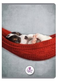 Sešit A5 96 listů, čtverečkovaný The Sweet Pets štěně