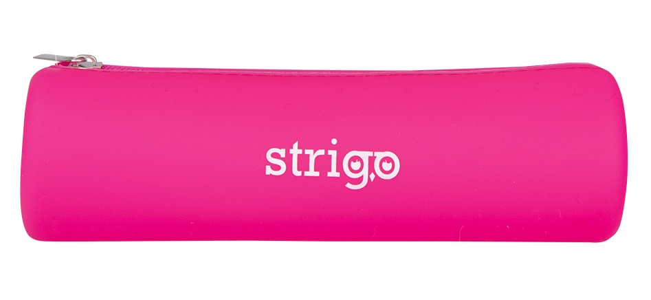 Školní pouzdro STRIGO silikonové růžové