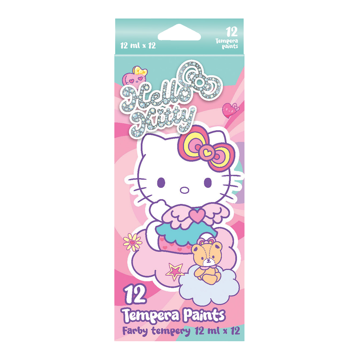 Temperové barvy Colorino Hello Kitty 12 barev