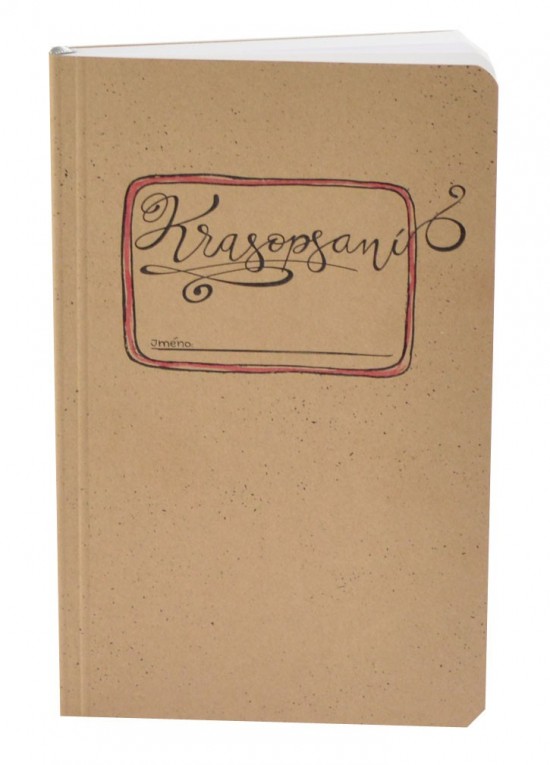 Notes tečkovaný A5 kraft, Krasopsaní