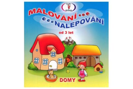 Malování a nalepování - Domy