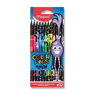 Pastelky Maped Color'peps  Monster 12 barev