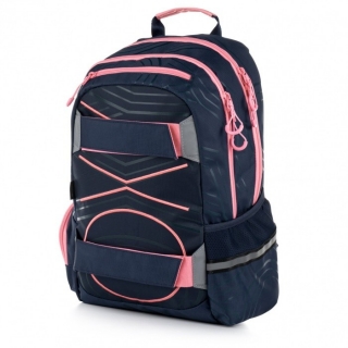 Studentský batoh OXY SPORT Pastel Line Pink