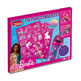 Sada Maped Creative Barbie Scratching Sticker