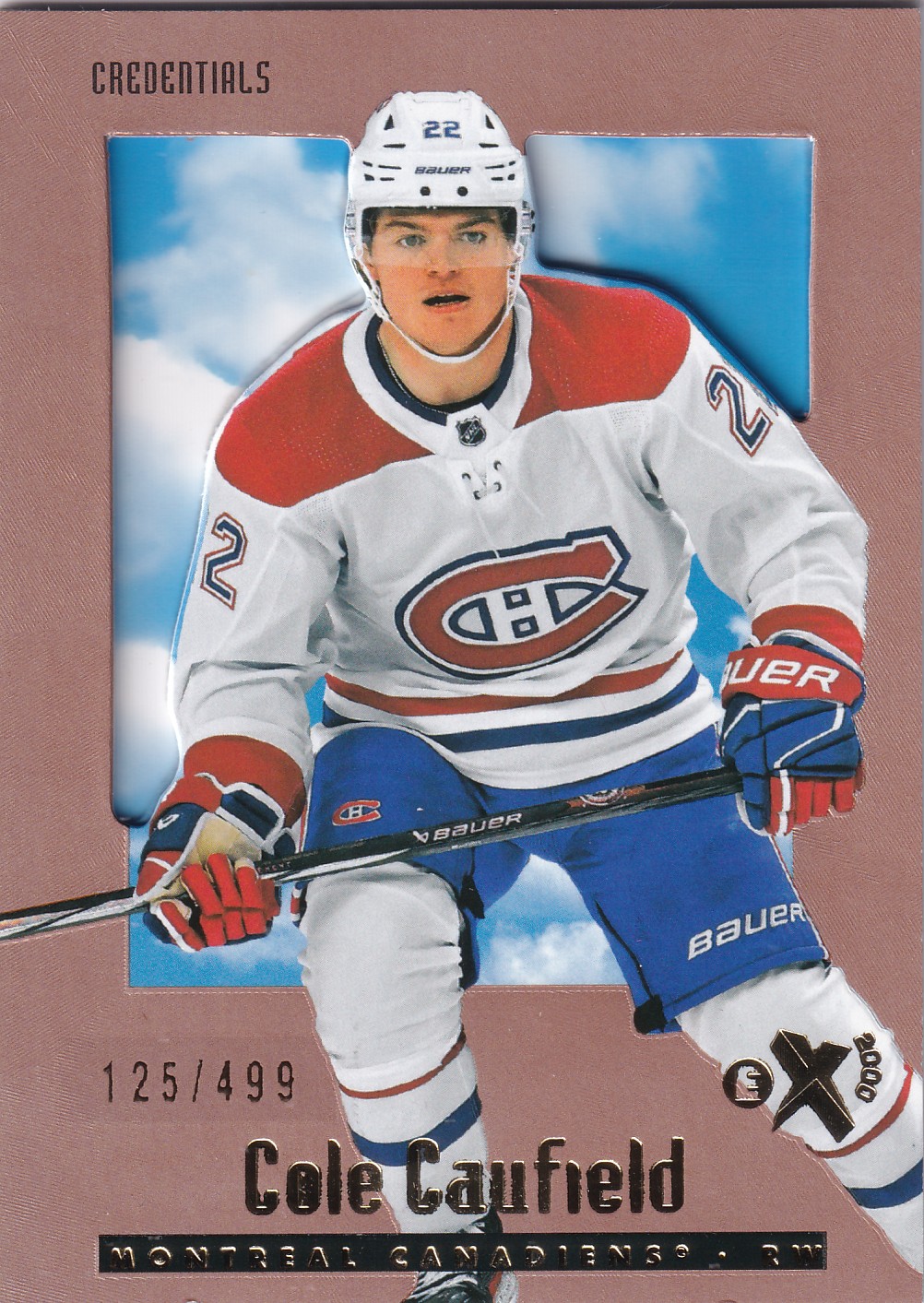 Cole Caufield - 2023/24 UD SkyBox E-X 2000 Hockey - #85 /499