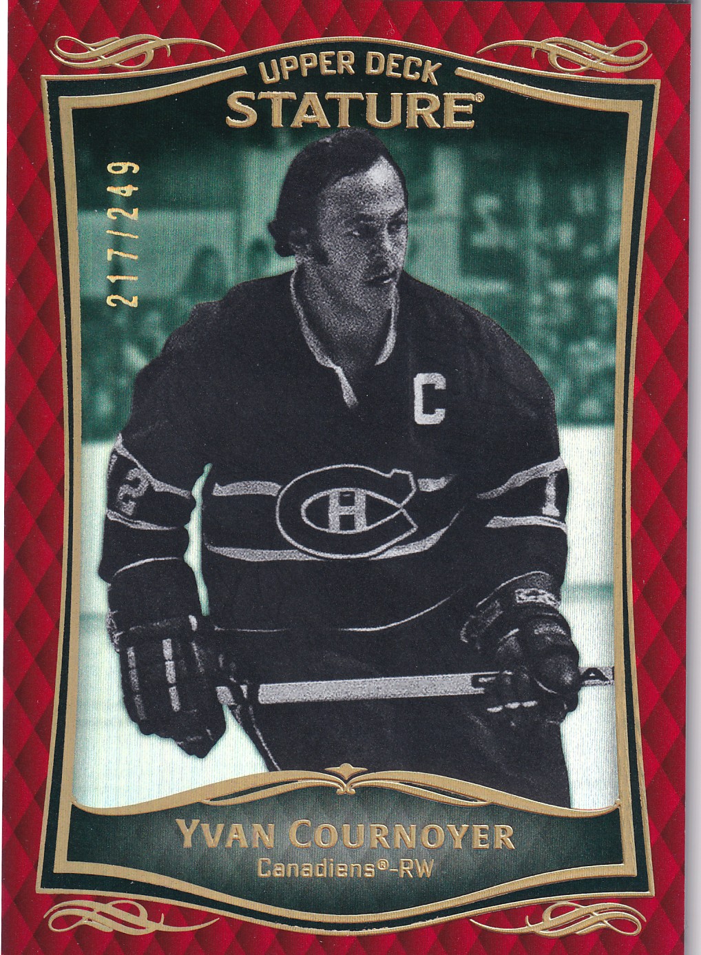 Yvan Cournoyer - 2024/25 UD Stature Hockey - #30 /249