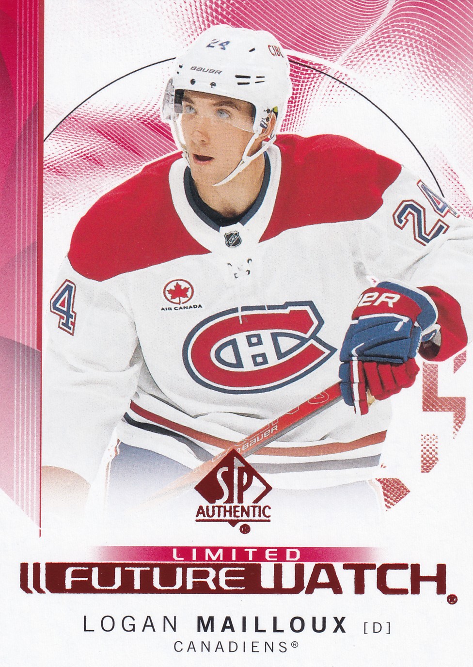 Logan Mailloux - 2024/25 SP Authentic Hockey - #152 RC /399
