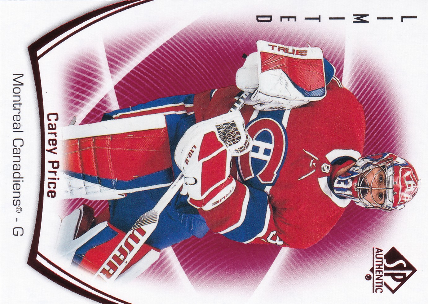 Carey Price - 2021/22 SP Authentic Hockey - #4
