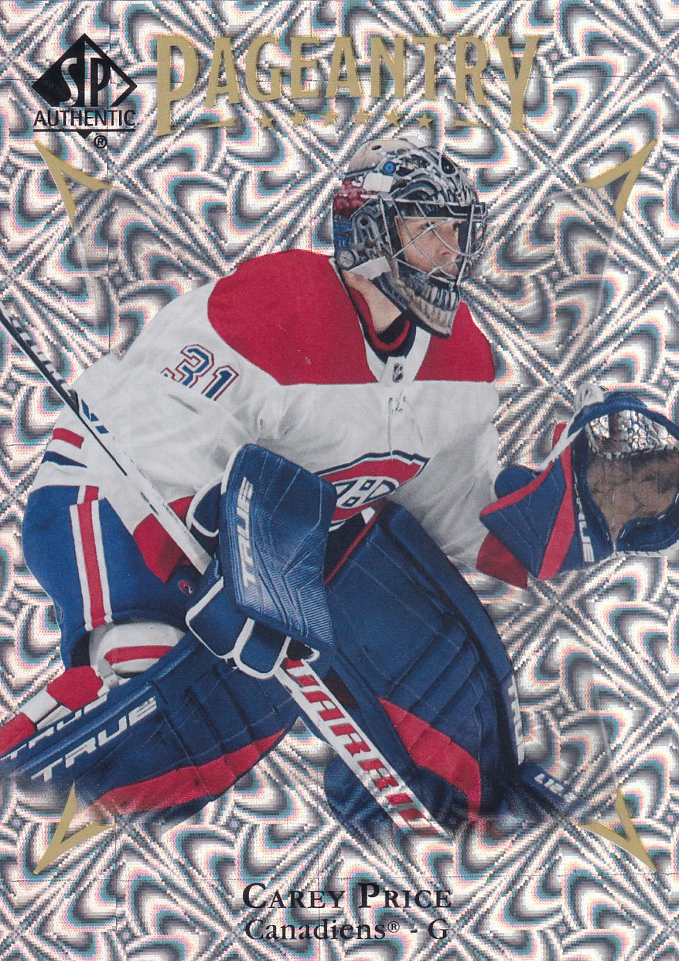 Carey Price - 2021/22 SP Authentic Hockey - #P-13