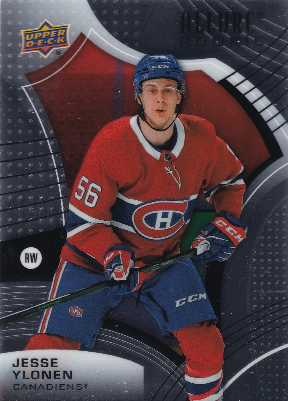 Jesse Ylonen - 2021/22 UD Allure Hockey - #115 RC