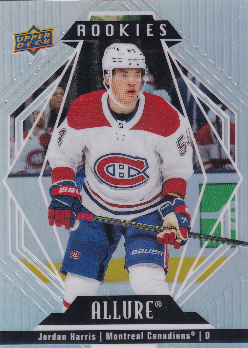 Jordan Harris - 2022/23 UD Allure Hockey - #105 RC
