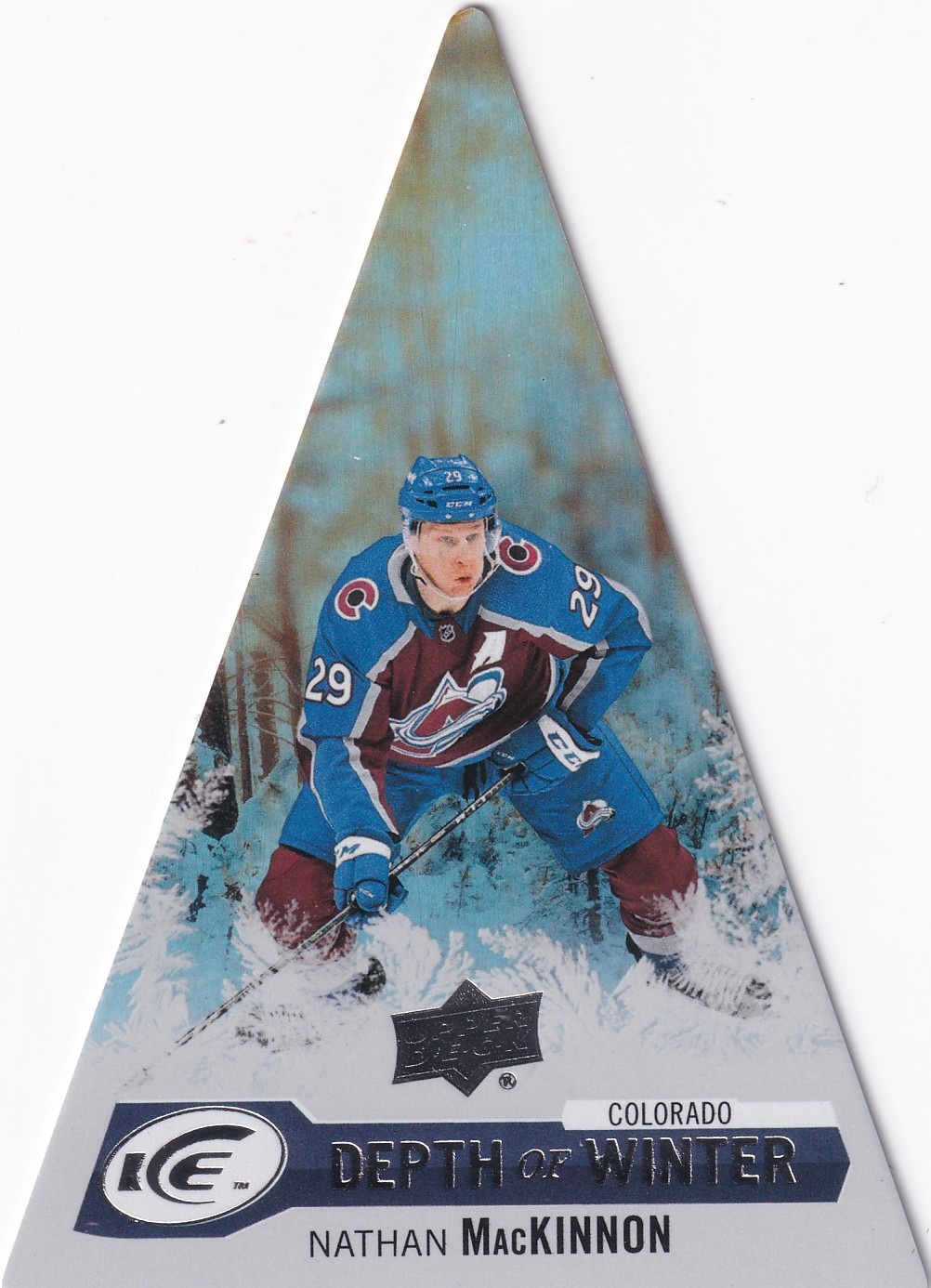 Nathan Mackinnon - 2023/24 UD Ice Hockey Depth Of Winter - #DW-18