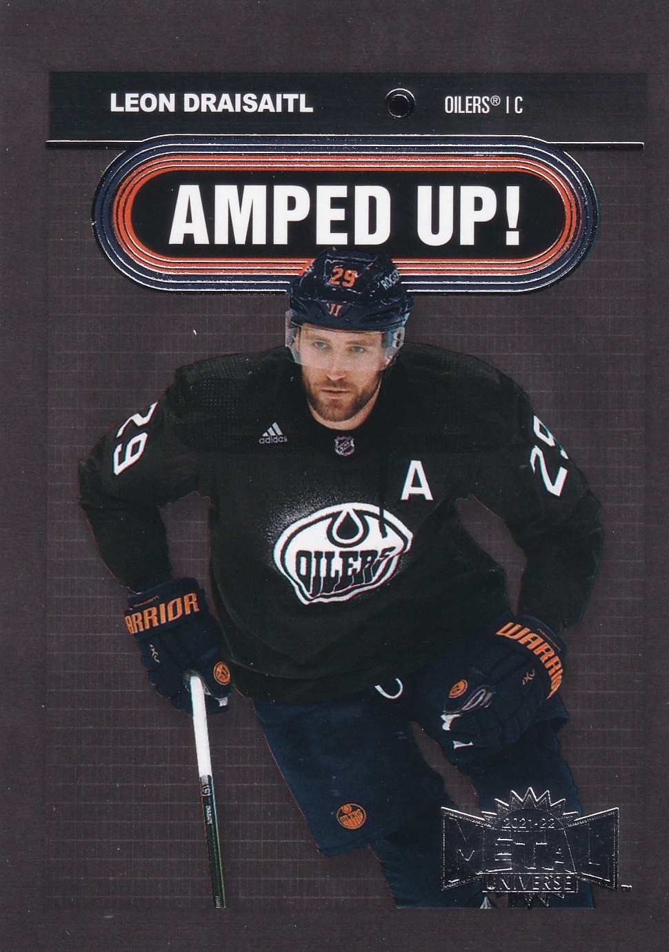 Leon Draisaitl - 2021/22 UD SkyBox Metal Universe Hockey Amped Up - #AU-7