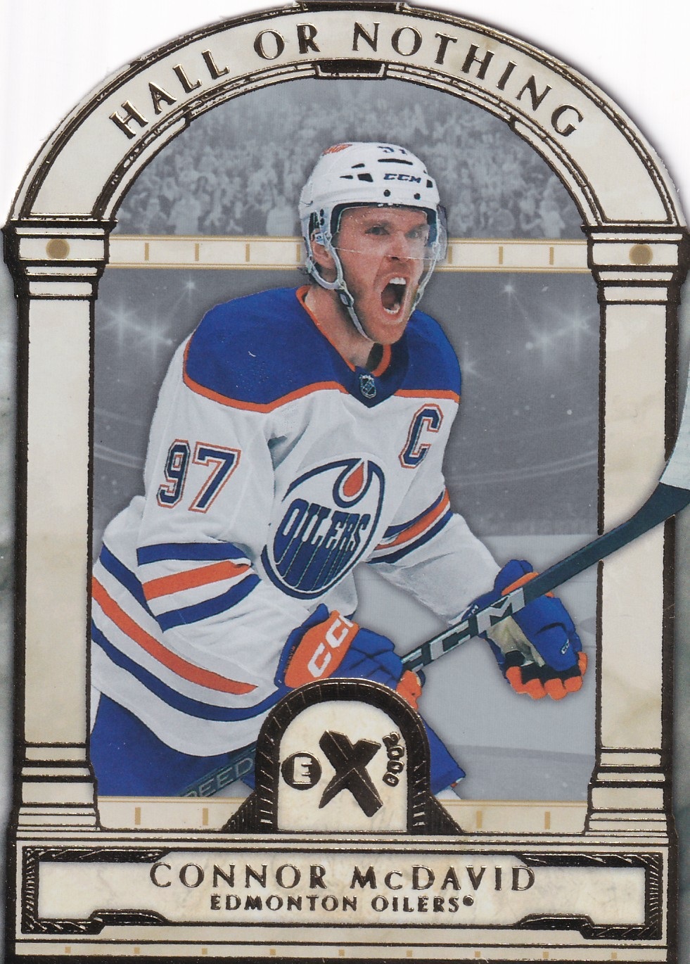 Connor Mcdavid - 2023/24 UD SkyBox Metal Universe Hockey Hall Or Nothing - #HN-5