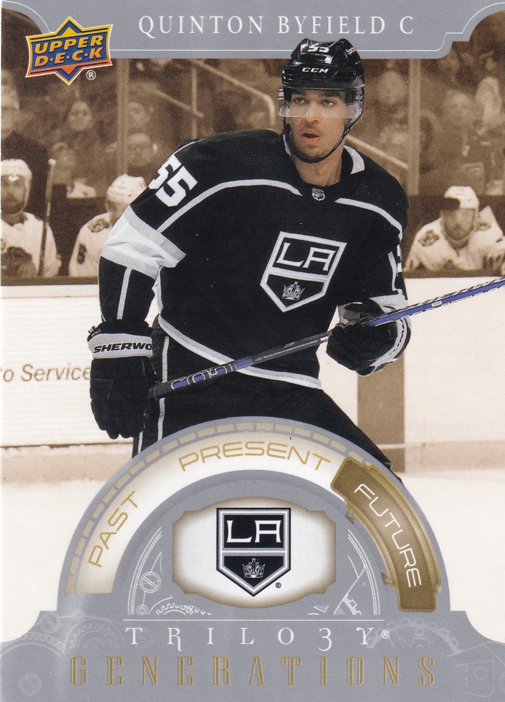 Quinton Byfield - 2022/23 UD Trilogy Hockey Generations Future - #TG-17C