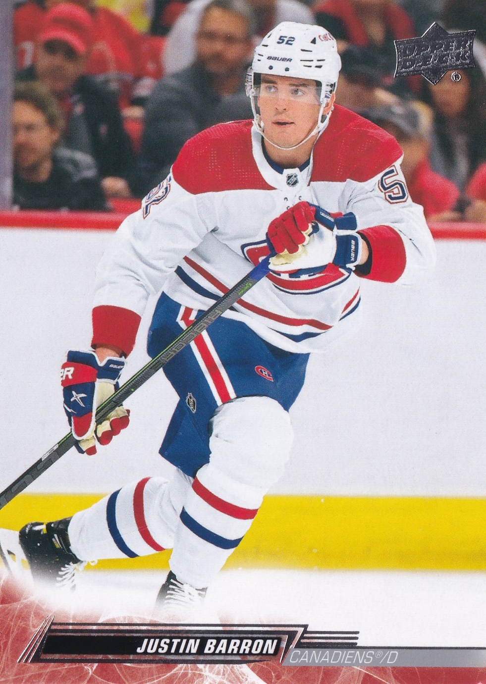 Justin Barron - 2022/23 UD Series II. Hockey - #346