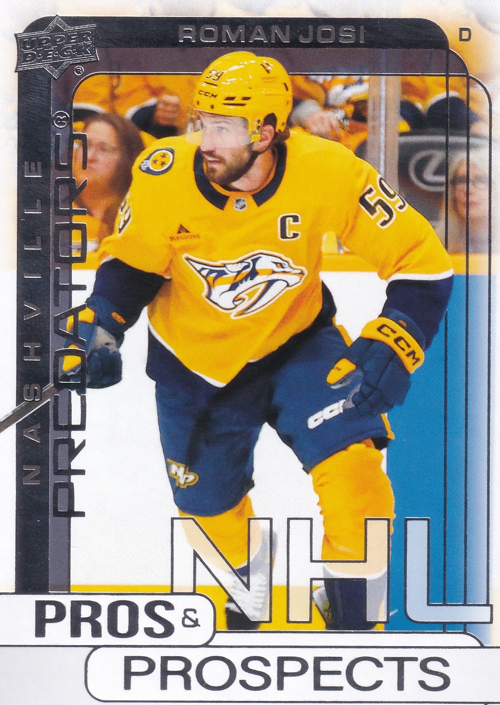 Roman Josi - 2024/25 UD Extended Hockey Pros And Prospects - #PP-15