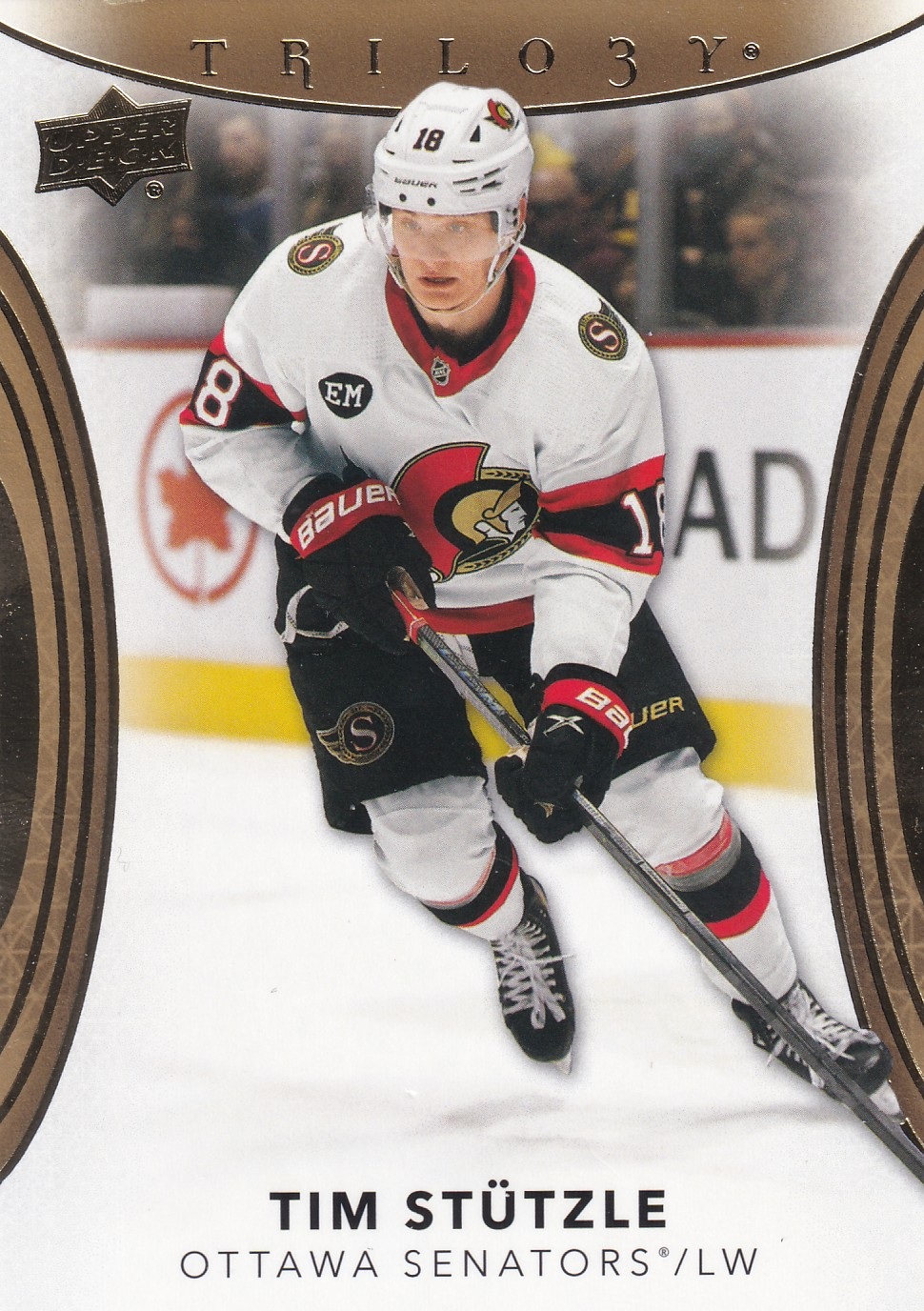 Tim Stutzle - 2022/23 UD Trilogy Hockey - #1
