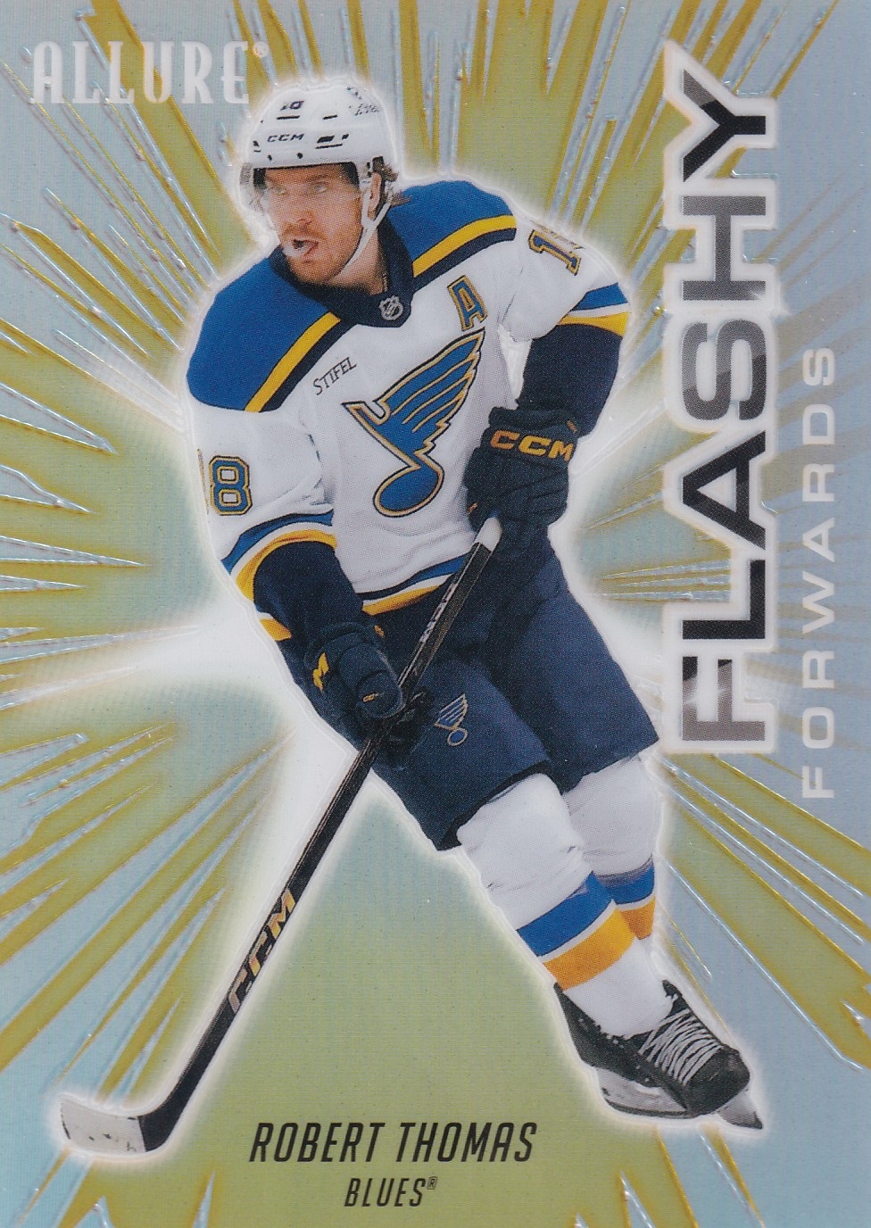 Robert Thomas - 2025/26 UD Allure Hockey Flashy Forward Orange - #FF-11