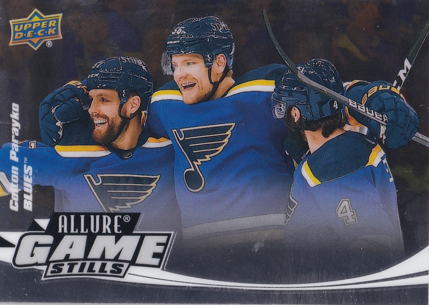 Colton Parayko - 2022/23 UD Allure Hockey Game Stills - #GS-9