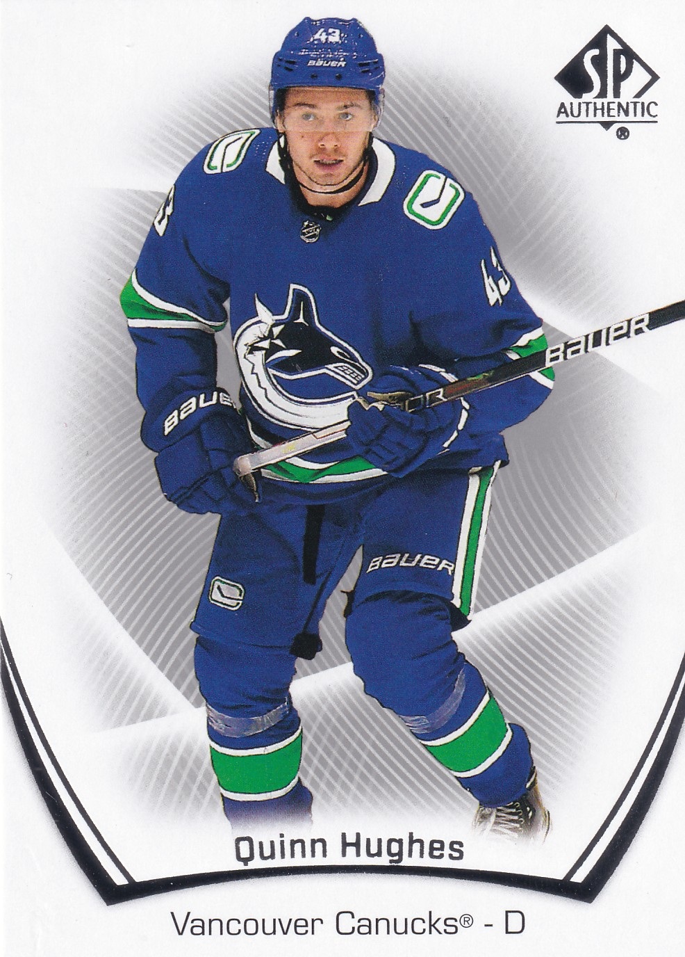 Quinn Hughes - 2021/22 SP Authentic Hockey - #27