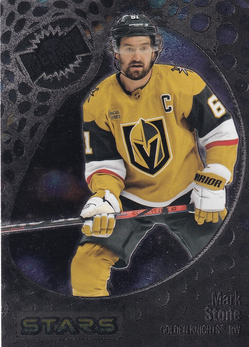 Mark Stone - 2022/23 UD SkyBox Metal Universe Hockey Stars - #109