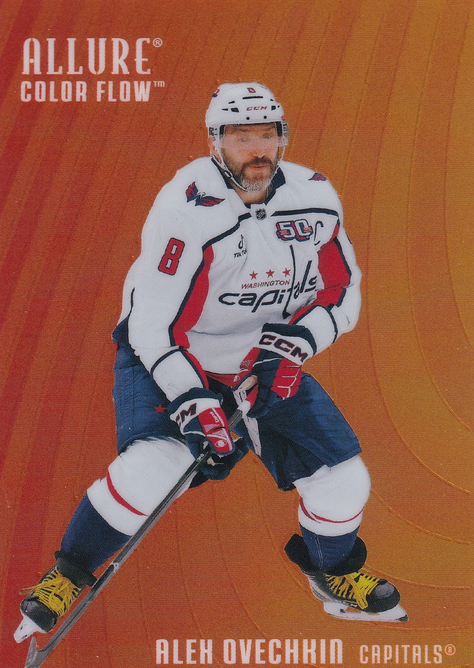 Alex Ovechkin - 2025/26 UD Allure Hockey Color Flow Red-Orange - #CF-12