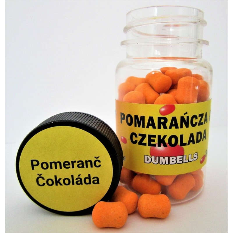  search Dumbells - POMERANČ A ČOKOLÁDA DUMBELLS - POMERANČ A ČOKOLÁDA