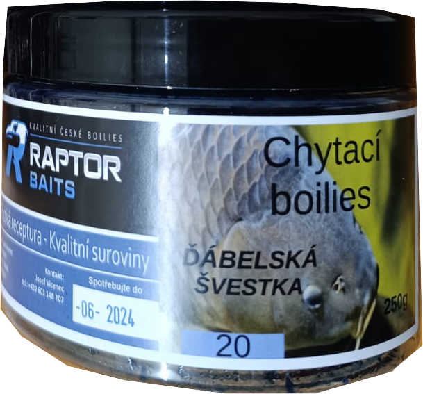 Chytací boilies – Ďábelská švestka