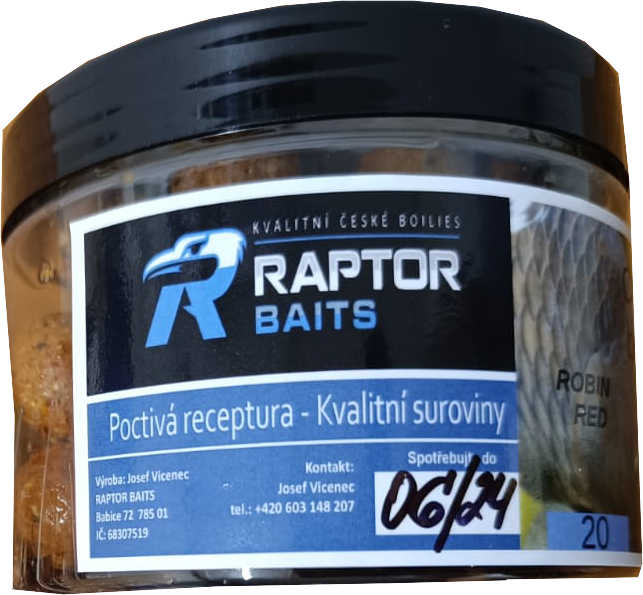 Chytací boilies – ROBIN RED
